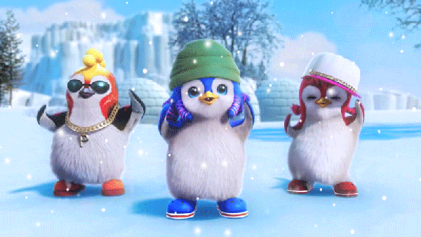 Пингвины Картинки зима