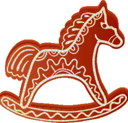Деревянная лошадь-качалка