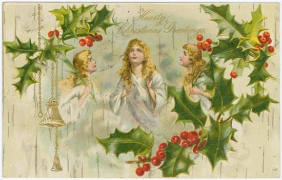 Старые Рождественские открытки Старинные открытки с Новым годом и Рождеством
