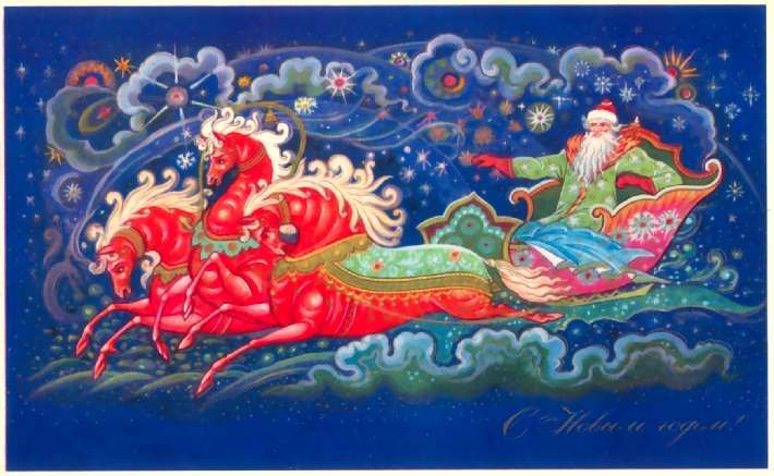Советские картинки к новому году Новогодние открытки СССР