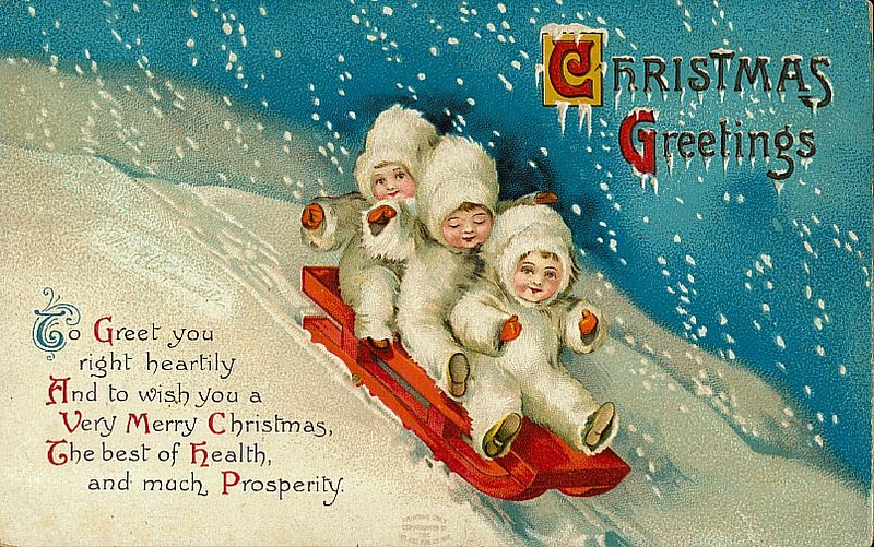 Новогодние и Рождественские открытки С новым годом 2024