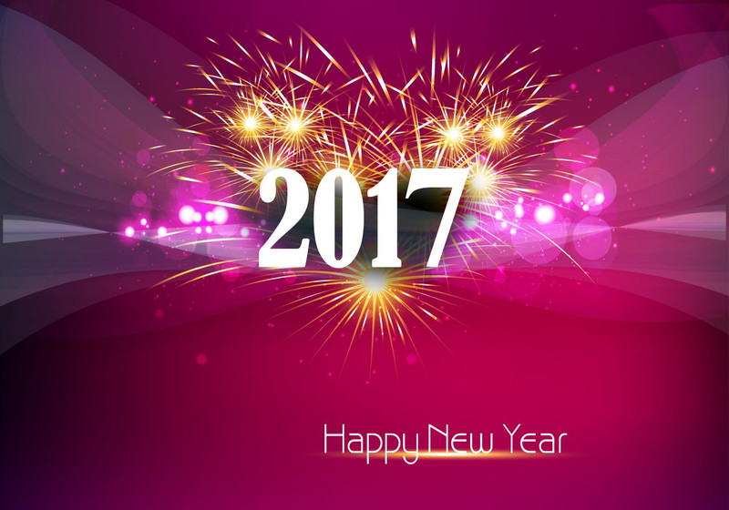 Скачать обои happy new year 2017 на рабочий стол Новогодние обои на рабочий стол