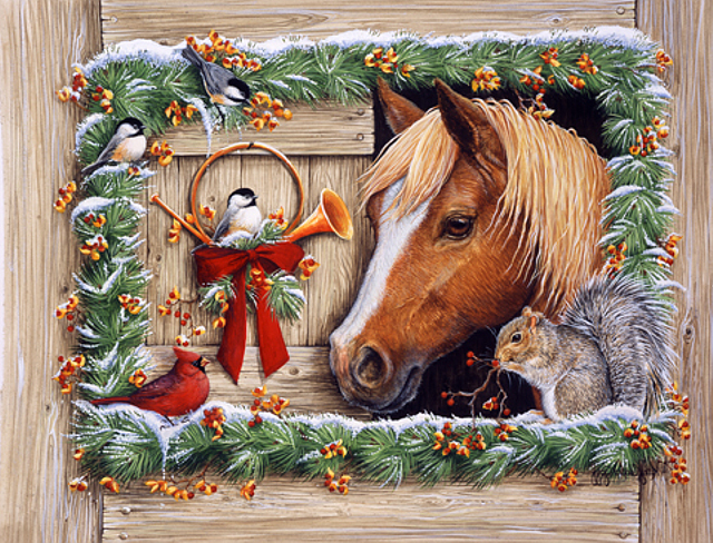 Картинки к новому году с лошадью Год лошади
