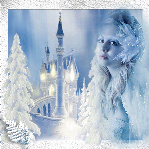 Замок Снежной Королевы Зима