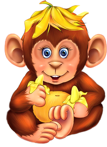 Прикольная обезьянка Картинки с символом