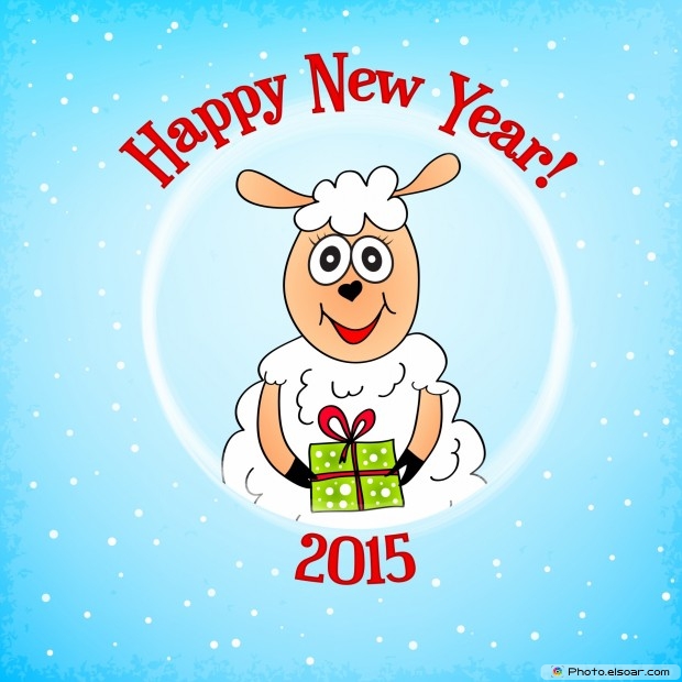 Happy New Year 2015 Год козы овцы
