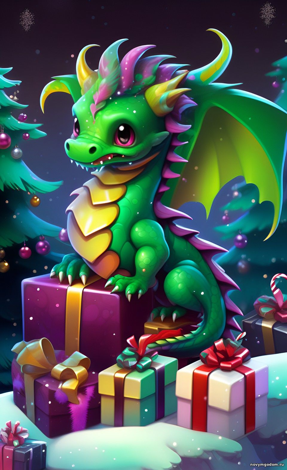 Зеленый дракон: символ Нового года 2024