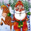 Дед мороз с лошадью смешные