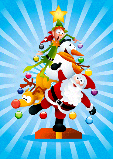 Прикольная картинка с Дедом Морозом Дед Мороз и Снегурочка