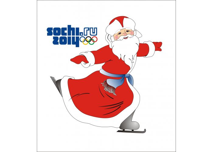 Sochi 2014 дед мороз Дед Мороз и Снегурочка